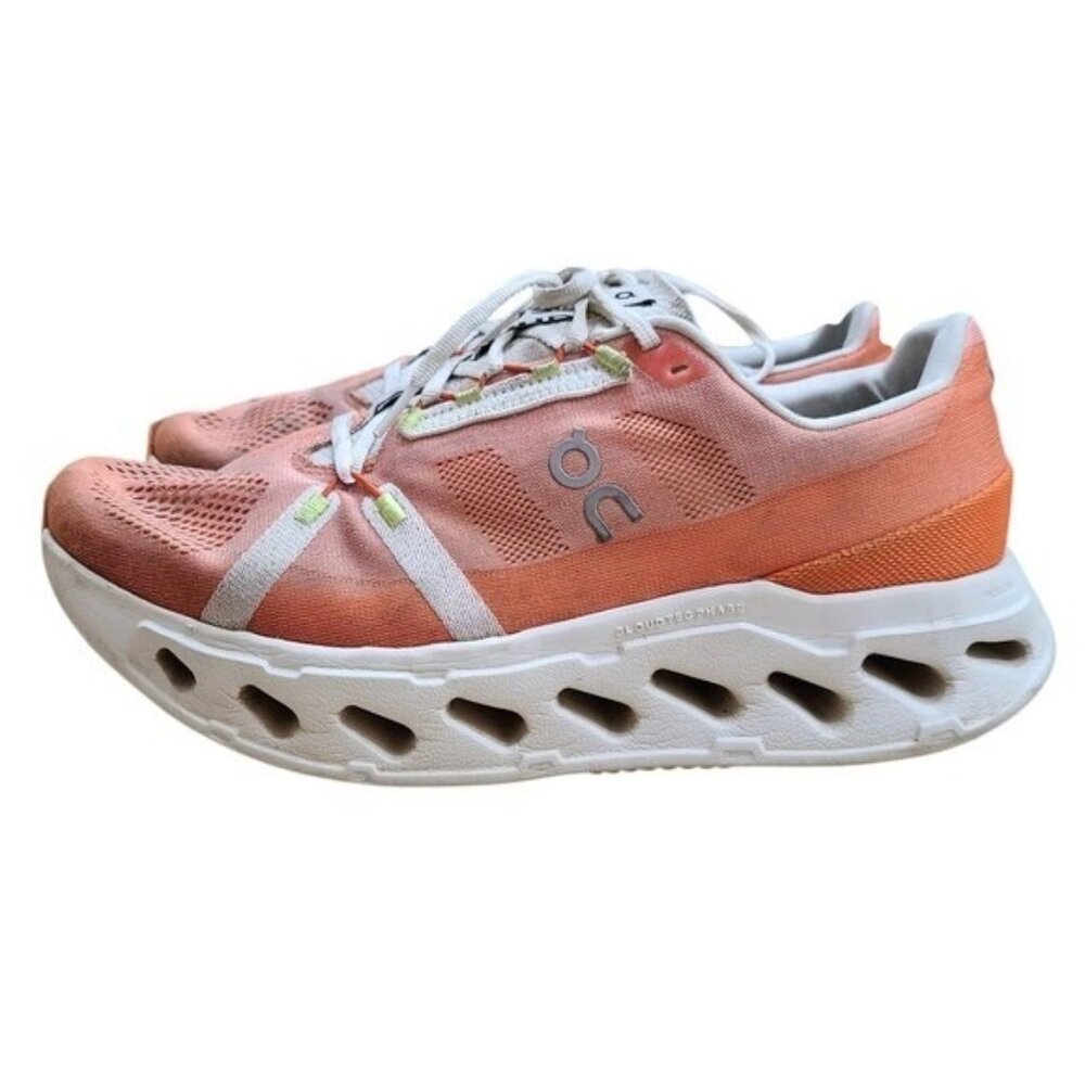 On Running Mens Cloud Eclipse Orange Road Running Sneakers Shoes Size 13